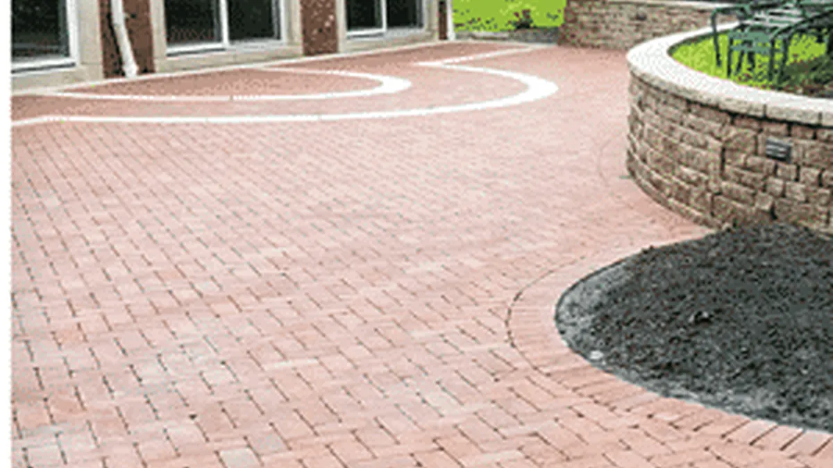 Patio after